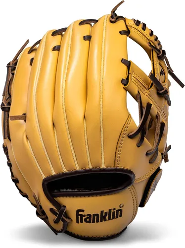 Vista 48 de Franklin Sports Field Master Baseball + Softball Glove - Field Master Adult + Youth Baseball + Softball Mitt - Men's + Women's Gloves - Right Hand