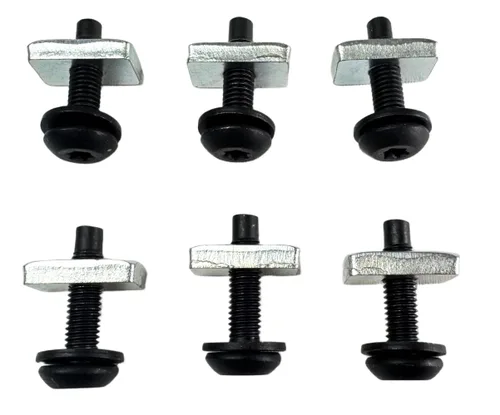 Vista 3 de Kit de tornillos/pernos y tuercas Torx de tapa dura/6 pernos Torx y 6 tuercas/Compatible con Jeep Wrangler TJ 1997-2006