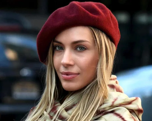 Vista 96 de Boina de lana francesa para mujer, gorra de invierno clásica de color sólido