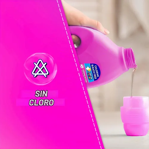 Vista 2 de Vanish Removedor de manchas sin blanqueador de color líquido rosa 925ML