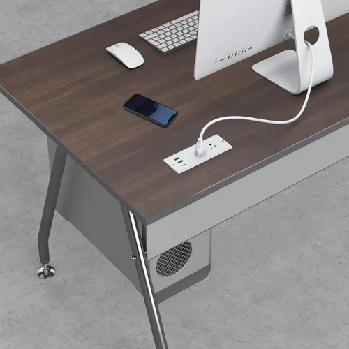 Vista 6 de Jgstkcity Regleta de alimentación empotrable USB C de 20 W, protector de sobretensiones impermeable, toma de corriente de escritorio para muebles, 2