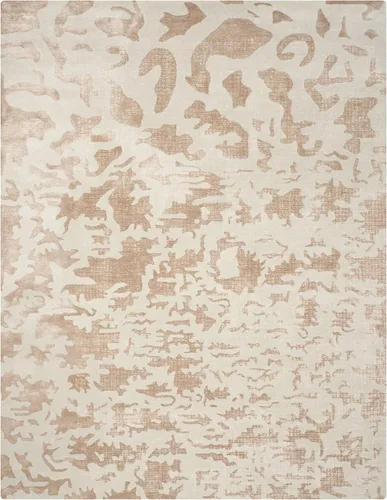 Vista 3 de SAFAVIEH Soho Collection SOH525A - Alfombra de lana prémium hecha a mano de 8 pies 3 pulgadas x 11 pies, color marfil