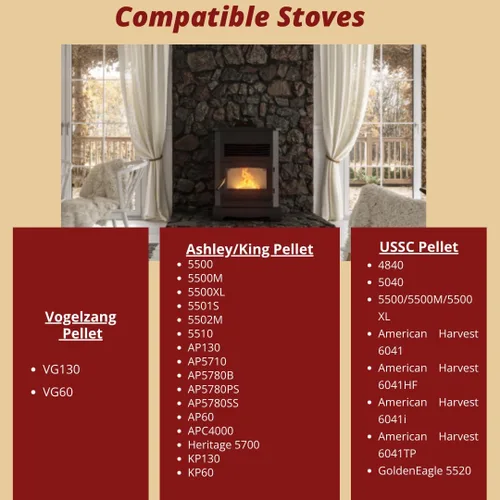 Vista 4 de US Stove Co 250W Encendedor, Pellet Part King & Ashley y USSC # 80619/80481 ¡ENVÍO PRIORIDAD GRATIS!