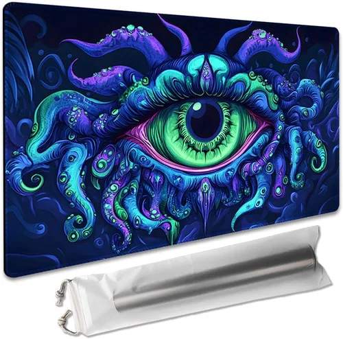 Vista 24 de Tapete de Juego de Mesa Premium de 24x14 pulgadas TCG Compatible con OCG CCG RPG MTG Tapetes de Juego, Alfombrilla de Ratón Tapete de Escritorio
