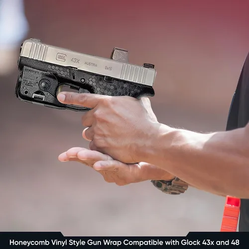 Vista 4 de Handleitgrips Cinta adhesiva para empuñadura de pistola, antideslizante, estilo adhesivo, hazlo tú mismo, fácil instalación, accesorios, compatible