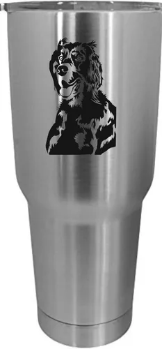 Vista 451 de Cairn Terrier - Vaso grabado con temática de perro, 30 onzas