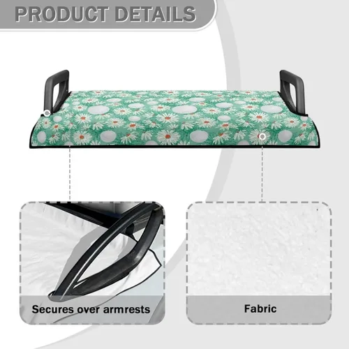 Vista 4 de Fundas de asiento de carrito de golf de ajuste universal, cómodos accesorios de manta de asiento de carrito de golf, fundas de asiento de carrito