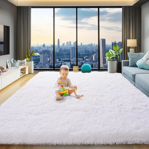 Vista 80 de qulint Alfombra negra para dormitorio, alfombra de área pequeña de 2 x 3 pies para habitación de niños, alfombra suave y mullida para sala de estar