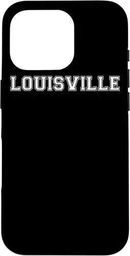 Vista 20 de iPhone 16 College University style Louisville Kentucky Sports Fan Case