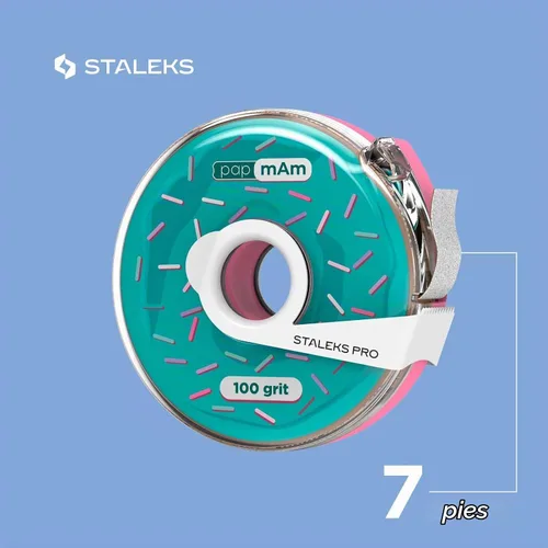 Vista 9 de STALEKS PRO Expert papmAm - Rollo de cinta adhesiva con estuche, grano 100