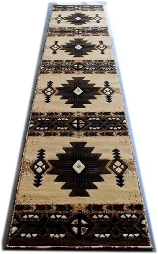 Vista 5 de Concord C318 - Tapete con diseño de la región del sudoeste, Sintético, Berber