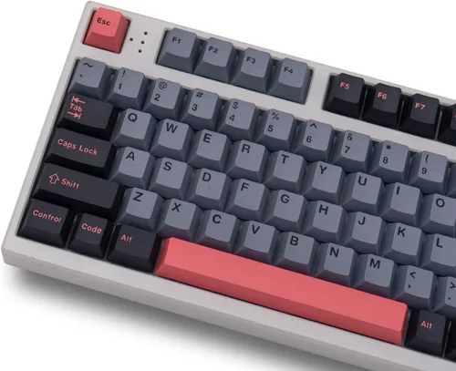 Vista 8 de mintcaps Juego de 173 teclas Cherry Profile Doubleshot Custom Negro Gris Rosa Teclado Mecánico 60% 65% 75% 95% Cherry MX