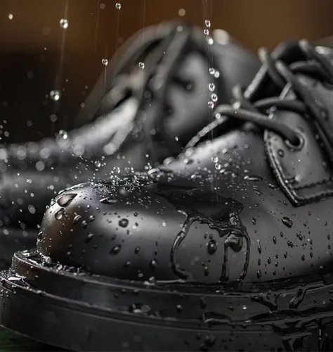 Vista 7 de Zapatos de cuero genuino con suela gruesa y puntera redonda con cordones de cuero clásico de moda Boost Business Oxford Derby