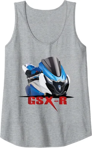Vista 6 de GSXR Gixxer - Camiseta sin mangas para moto