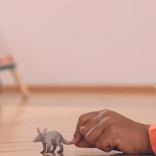 Vista 2 de Schleich Wild Life - Juguetes de safari de animales salvajes para niños y niños pequeños, figura de juguete de Aardvark a partir de 3 años