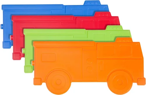 Vista 10 de Wildkin Paquetes de hielo para niños (paquete de 4) – Delgadas, reutilizables, mantiene el almuerzo fresco para la escuela/viajes, mariposa