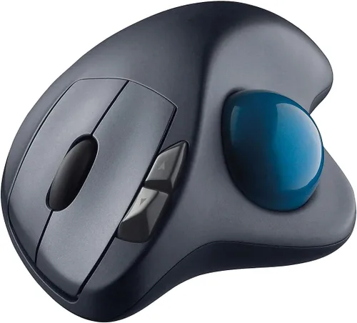 Vista 5 de Logitech, LOG910001799, M570 Ratón inalámbrico Trackball, 1, gris oscuro