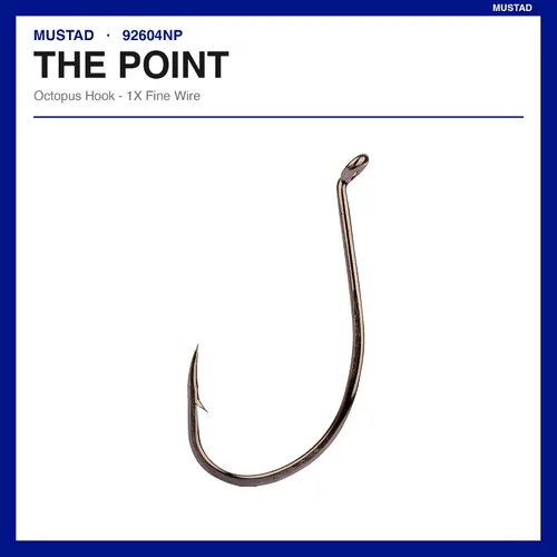 Vista 5 de Mustad UltraPoint 92604R - Gancho de pesca de pulpo/pico Negro níquel