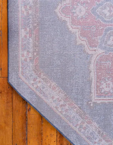 Vista 10 de Único Loom - Alfombra de la colección Utopia con estampado botánico vintage, tonos cálidos