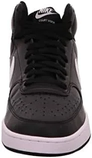 Vista 7 de Nike Tenis Court Vision Mid para mujer, NegroBlanco, 7