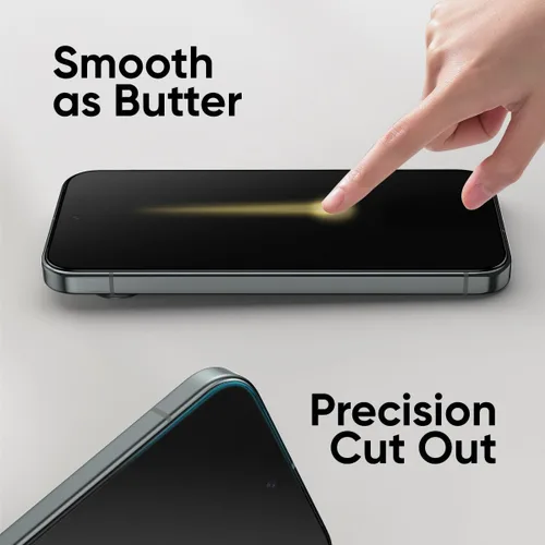 Vista 3 de FLOLAB NanoArmour - Protector de pantalla antirreflectante para Google Pixel 10 Pro XL de vidrio templado, duradero, suave como la mantequilla