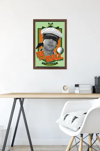Vista 55 de Trends International Caddyshack - Póster de pared Be the Ball, 14.725 x 22.375 pulgadas, versión enmarcada de madera de granero