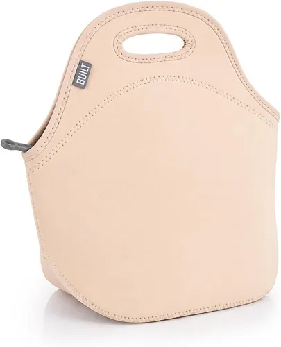 Vista 10 de BUILT Gourmet Getaway Bolsa Tote de Almuerzo de Neopreno Suave Ligera, Aislada y Reutilizable, Talla Única, Negro