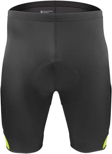 Vista 2 de Pantalones cortos de ciclismo acolchados todo el día para hombre Bolsillos laterales reflectantes de malla Fabricado en Estados Unidos