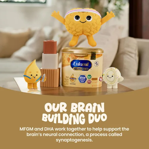 Vista 17 de Enfamil NeuroPro Baby Formula Brain Building Duo DHA y MFGM, 20.7 onzas
