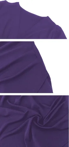 Vista 2 de LYANER Vestido corto de cóctel de manga corta con cuello en V para mujer