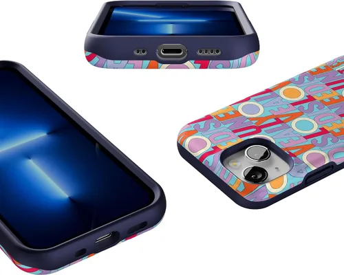 Vista 3 de Funda Casely para iPhone 13 Mini Todo lo que necesitas es amor Beatles Compatible con MagSafe Diseño de funda protectora audaz