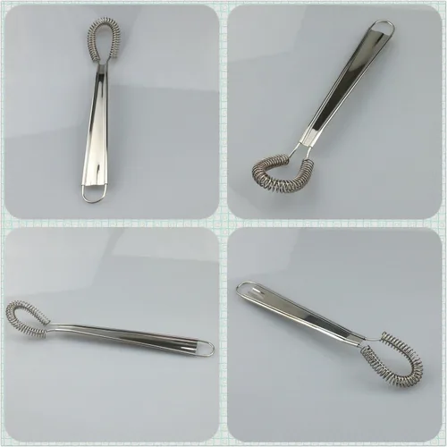 Vista 7 de Mejores utensilios de acero inoxidable Mini batidor de huevo batidor de leche de mano espumador espumador espumoso mezclador de café cremoso