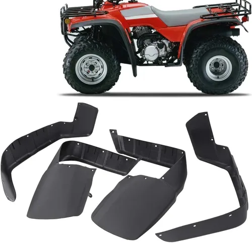 Vista 9 de G-PLUS Kit de Guardabarros Guardafangos de 4 piezas compatible con Honda FourTrax 300 TRX300 TRX300FW 1996 1997 1998 1999 2000