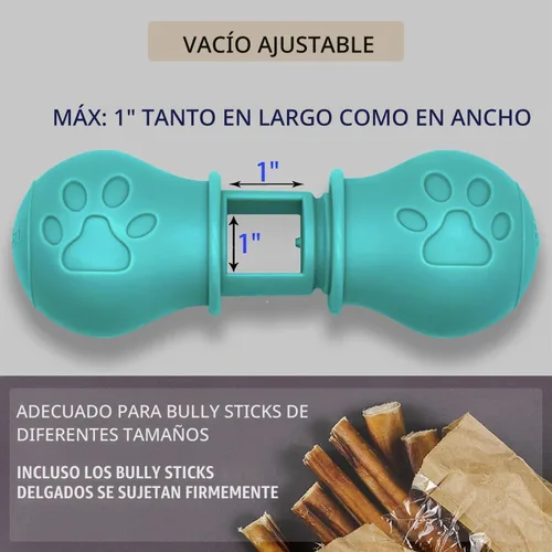 Vista 3 de BoniVet Soporte para palitos comestibles para perros, soporte para masticables, dispositivo de seguridad para prevenir atragantamientos