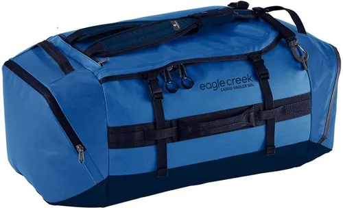 Vista 2 de Eagle Creek Bolsa de transporte de carga repelente al agua y equipaje ultraligero Aizome Blue 90L