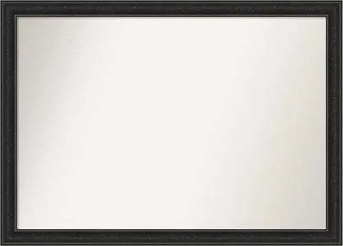 Vista 78 de Amanti Art Espejo personalizado, gran espejo de baño estrecho, espejo de pared o espejo de tocador de baño sobre el fregadero (24 x 24 pulgadas)