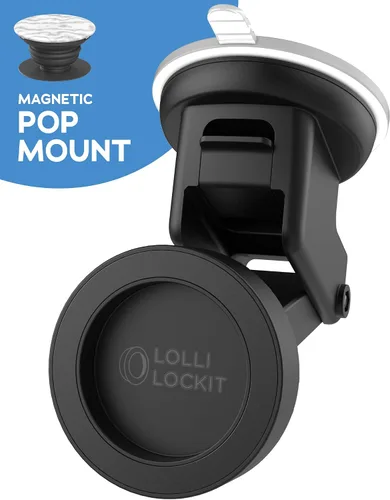 Vista 3 de ENCASED LolliLockit Soporte magnético para automóvil para soporte de teléfono pop, accesorio de enchufe de tablero/ventana por LolliLocket