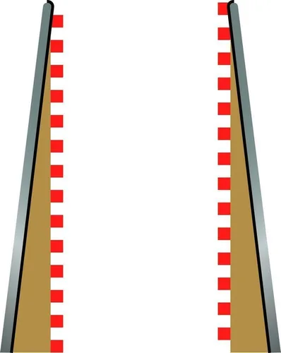 Vista 8 de Scalextric C8228 Bordes Tan Radio Exterior - 45 Grados, Grande