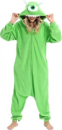Vista 13 de BGOKTA Pijama de animal de Halloween para adultos, disfraz de cosplay, ropa para el hogar, una pieza Lty1-p