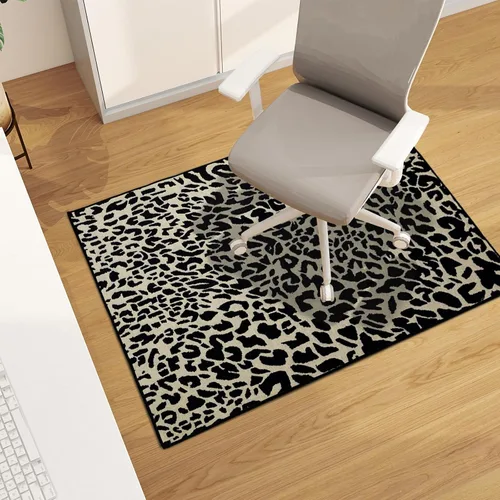 Vista 84 de Tapete para silla de oficina para suelo de madera dura, 48"x36" tapete protector de escritorio de computadora de fácil deslizamiento para silla Hoja