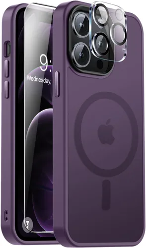 Vista 28 de Vooii Funda para iPhone SE 3ª/2ª/2020 con Magnético, Funda iPhone 8/7 [Compatible con Magsafe] [Diseño Integrado] Sensación de Agarre Cómoda Delgada
