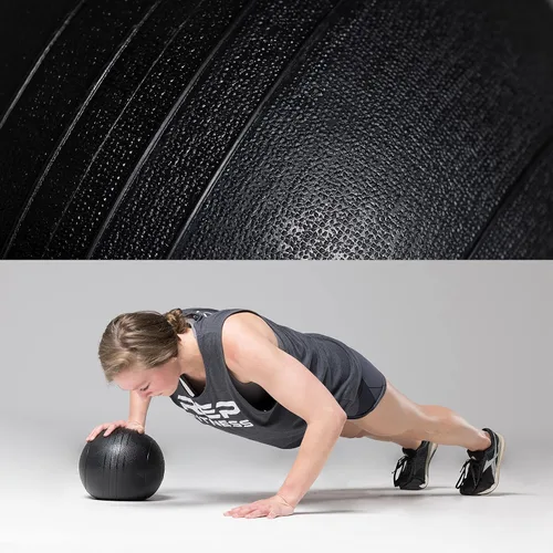 Vista 4 de REP Pelotas de golpe con peso, pelotas de ejercicio y fitness para entrenamiento de fuerza, agarre de goma suave, pelota medicinal sin rebote