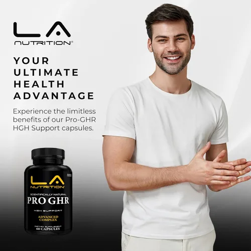 Vista 3 de Suplementos de HGH para hombres y mujeres - Aminoácidos, sueño, salud articular y suplemento de apoyo inmunológico para el rendimiento físico