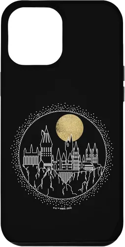 Vista 24 de Funda para iPhone 15 Pro Harry Potter Hogwarts Line Art