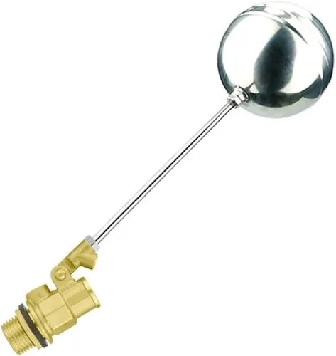 Vista 4 de Brass Float Valve 1/2inch 3/4inch 1inch - Automatic Water Level Control Valve for Water Towers and Tanks(1Inch)