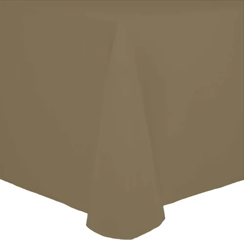 Vista 8 de Ultimate Textile Cotton-Feel - Mantel ovalado de poliéster hilado resistente a las manchas y a las arrugas, lavable a máquina, color berenjena, 1