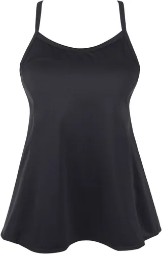 Vista 2 de JINXUEER - Bañador para mujer con espalda cruzada, talla grande
