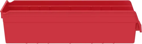 Vista 9 de Akro-Mils 30084 ShelfMax - Caja de almacenamiento de plástico, 24 x 8 x 6 pulgadas, color azul (paquete de 6) (30084BLUE)