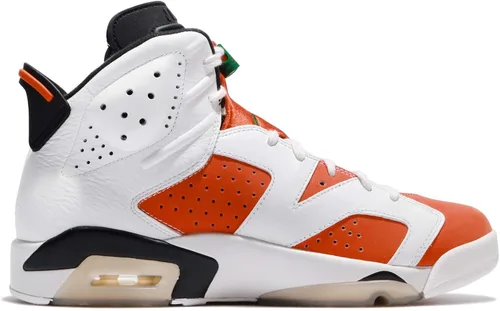 Vista 2 de Air Jordan VI (6) Retro (2014), Summit WhiteTeam Naranja-negro