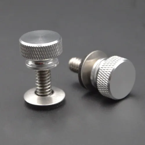 Vista 2 de Tornillo de asiento de motocicleta con rosca de aluminio de 1/4 de pulgada, 20 roscas de aluminio compatible con Harley-Davidson 1986-2025